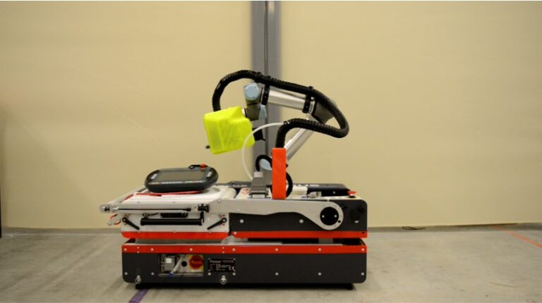 Robotic riveting machine for aeronautic sector