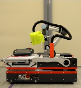 Robotic riveting machine for aeronautic sector