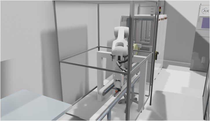 Study for the automation of a pharmaceutical filling machine