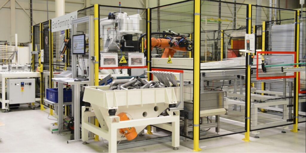AKEOPLUS provides full robotic cell for automated forming process in manufacurting sector
