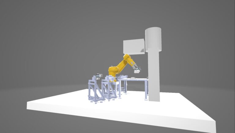 3D robot guidance simulation