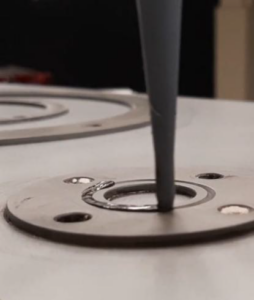 Bead of sealant applied by our robot dispensing