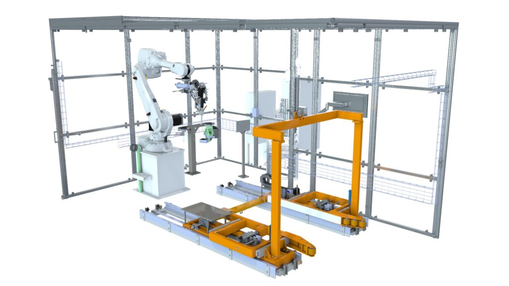 robotic dispensing cell modeling